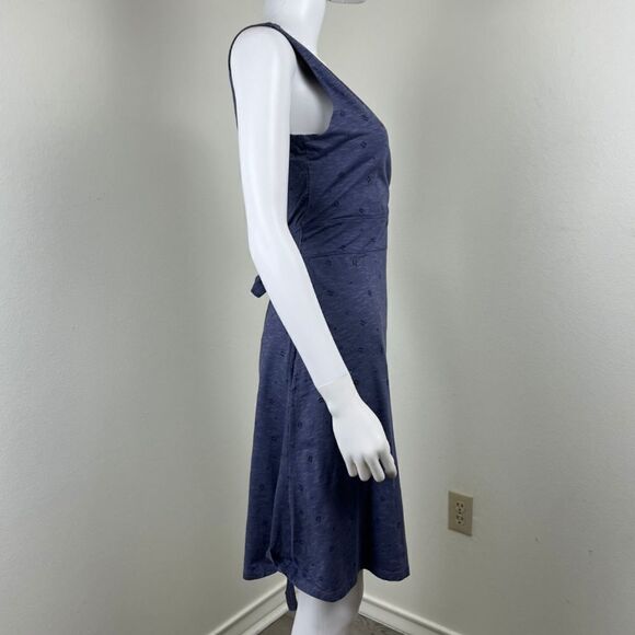 Toad & Co Womens Size M Cue Blue Cotton Sleeveless Pullover Mini Dress Athletic - Picture 7 of 15